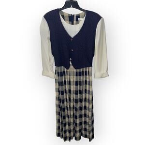 Vintage Allison - Che Dress One piece Sz 12 EUC